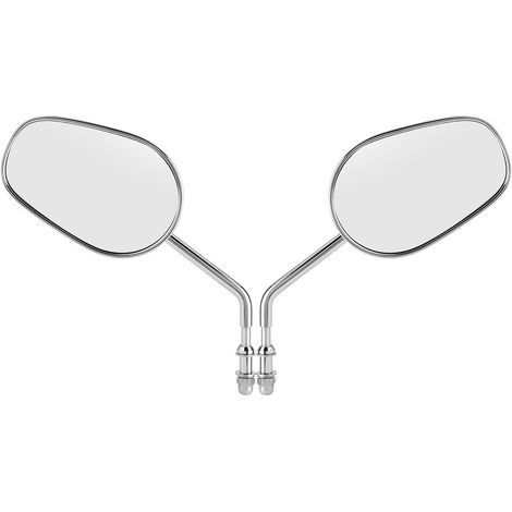 Rétroviseurs latéraux arrière pour moto, montage sur embout de guidon, compatibles Touring Glide 96-17, paire (1/5)