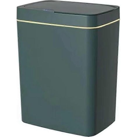 Poubelle intelligente 2025 15L : Fonctionnement automatique par capteur, étanche, compatible avec les salles de bains, les cuisines et les chambres à coucher (1/5)