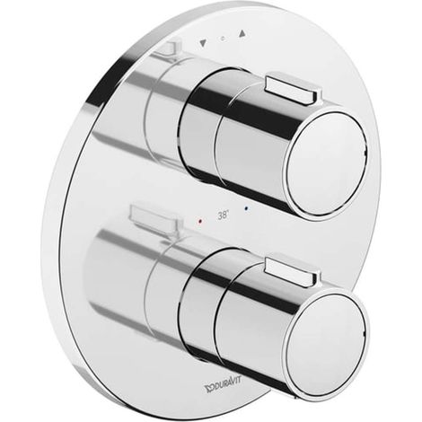 Duravit Grifería termostática Set termostato empotrado, roseta (1/3)