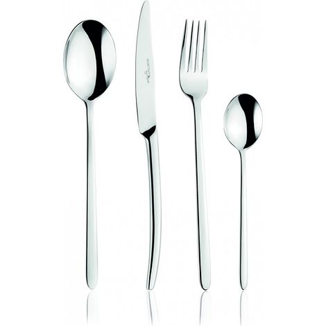 ALASKA Eternum Besteckset, 24-teilig, 18/10 Stahl, hohe Qualität