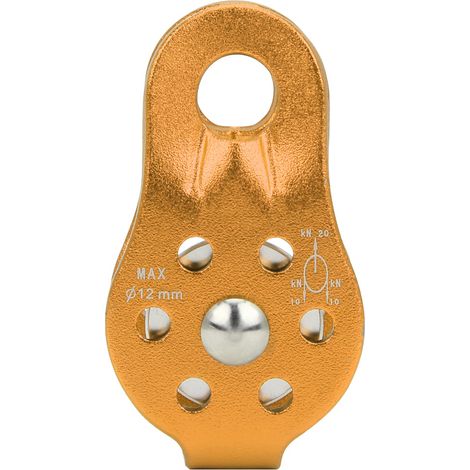Poulie de secours en alliage d'aluminium pour équipement d'escalade et de sauvetage extérieur (1/5)