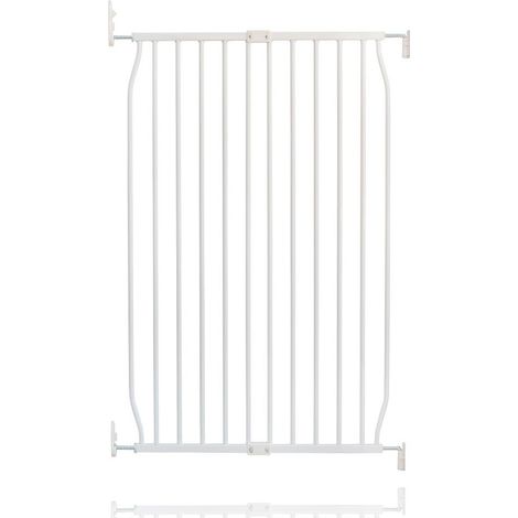 Safetots Extra Tall Eco Screw Fit Baby Gate, White, 70cm - 80cm, Extra Tall Gate 100cm in Height, Stair Gate for Baby (1/5)