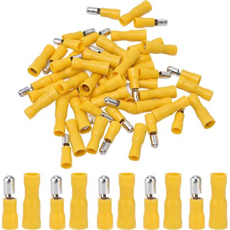 50-teiliges Crimp-Steckverbinder-Set für 12–10 AWG isolierte Stecker und Buchsen (1/5)