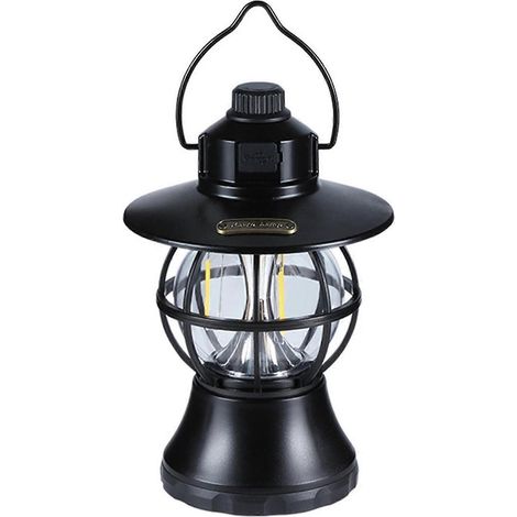TRADE SHOP - Lampada Da Campeggio Multifunzionale Led Portatile Lanterna Retrò Per Escursionismo Q-ly32 -