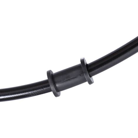 Tuyau de frein AN3 M10 Voiture Hydraulique Frein Conduite Huile Tuyau Raccord 28° 90° Noir 100cm (1/5)