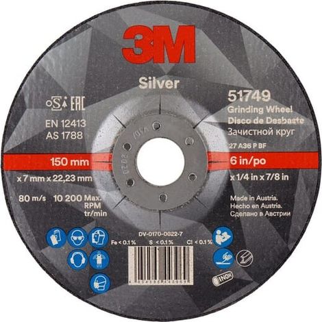 Disco abrasivo 51749 T27 150x7x22,23mm 3M 7100141089