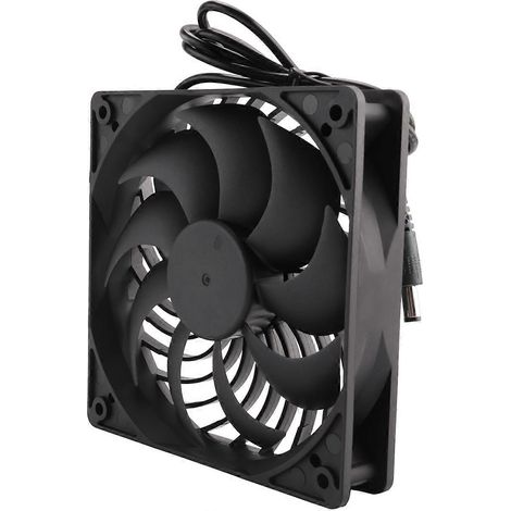 Ventilateur d'extraction solaire 12 V, 15 cm (6 pouces), alimenté par panneau solaire, pour chien ou poulailler. (1/4)