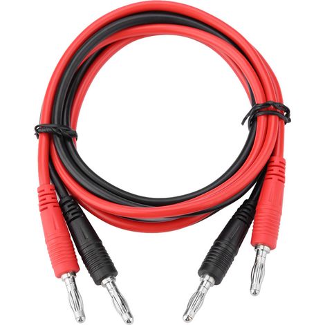 P1041 2 Stück 4mm Bananenstecker auf Bananenstecker Testkabel Multimeter-Testkabel (1/5)