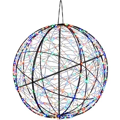 Christmas Finial Light 750 LEDs Multicolour Ø 50 x 52 cm vidaXL (1/5)