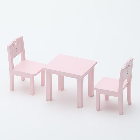 3-piece children's table and chair simulator furniture (1/5)
