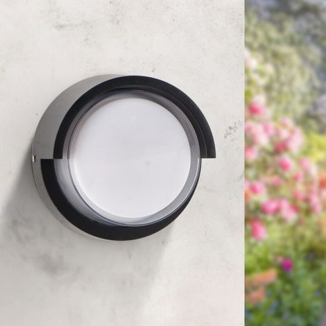 Lampe cylindrique LED d'extérieur - Étanche, pour allées, terrasses, balcons - 1 pièce, petit format - 6 W / Lumière chaude (1/5)