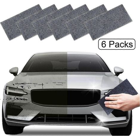 Lot de 6 chiffons Nanosparkle pour éliminer les rayures de voiture. (1/4)