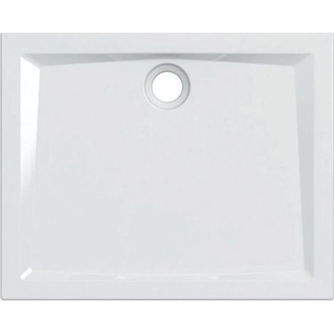 Geberit 60 piatto doccia 100x80 bianco lucido in ceramica codice prod: 550.055.00.1 (1/4)