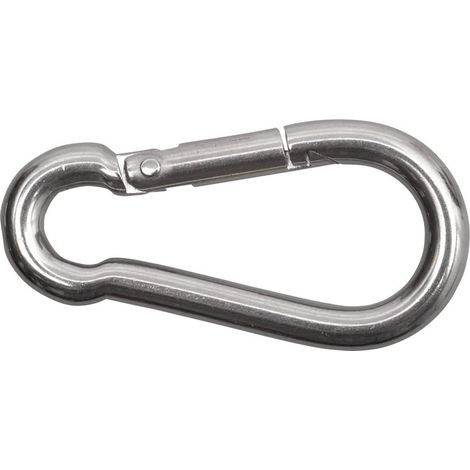 Moschettone Acciaio inox A2 SWG 680 304 008 80 (L x L) 80 mm x 8 mm