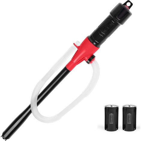 Pompe de Transfert à Liquide, Pompe à Eau électrique à Piles, Pompe à Siphon de Pompe à Carburant pour Gaz, Eau, Huile, Autres Liquides (1/5)