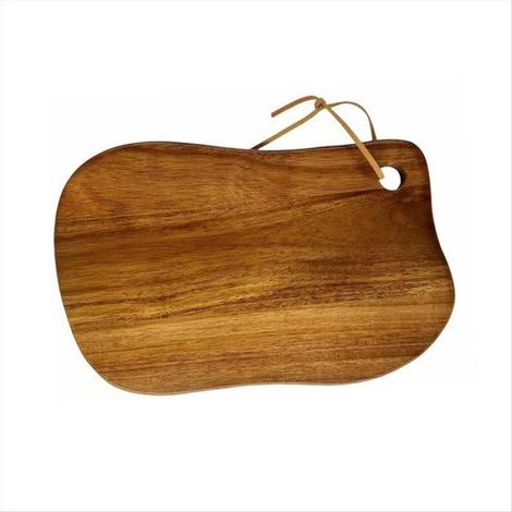 Planche À Découper - Bois Naturel - Pour Viande Légumes Fruits - Cuisine Intérieure - 1 Pièce (1/5)