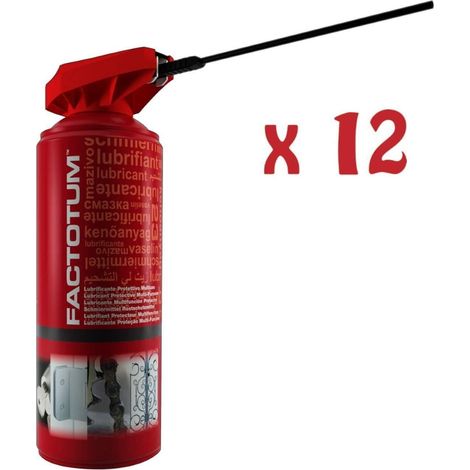 12 bombolette spray sbloccante lubrificante protettivo multiuso Vmd factotum