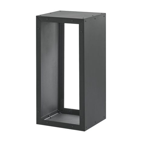 [NEUWERTIG] B-Ware Dolle Kaminholzregal Brennholzständer Firewood Schwarz 77x38x35 Cm
