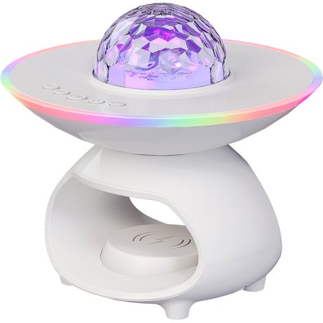 Lampe veilleuse enfant, projecteur ciel étoilé, 10 modes, musique, minuterie 30/60 min, éclairage nocturne plafond (1/5)