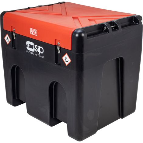 SIP 430ltr Portable Diesel Tank with High-Flow 12v Transfer Pump - L101 x W79 x H88 cm