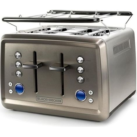 Black+Decker BXTO1960E Tostapane Inox 1960W 7 Livelli (1/4)