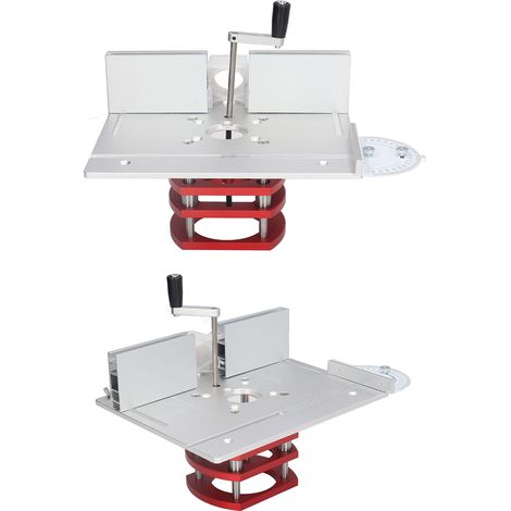 Machine à graver le bois C8 en alliage d'aluminium à panneau inversé avec rainurage, découpe et chanfreinage (argent) (1/5)
