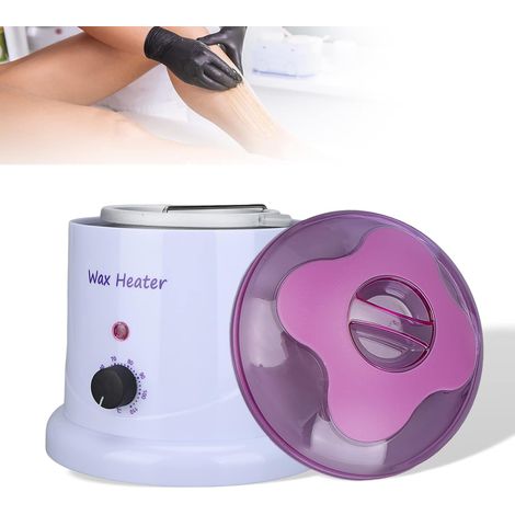 Chauffe-cire pour Femme Épilateur Pot Épilation électrique Machine de Chauffage à la Cire pour Tous les Types de Cheveux Corps Jambes Sourcils Visage Bikini Épilation Cire Dispositif EU (1/5)