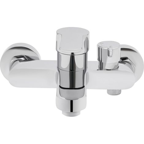 Mitigeur de douche mural, laiton, monocommande, pour baignoire (1/5)
