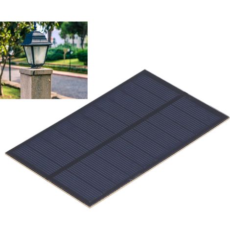 Générateur solaire pour éclairage de jardin (5 V, 1,4 W) chargeant une batterie au lithium 3,7 V (1/5)