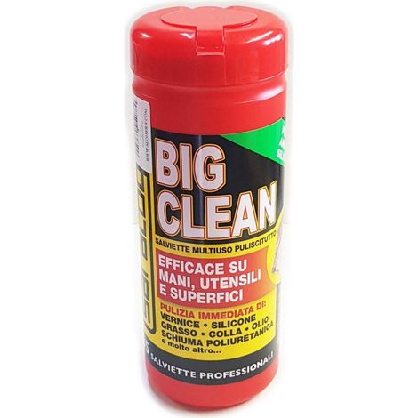 Big clean 40 salviette multiuso per mani utensili e superfici (1/5)