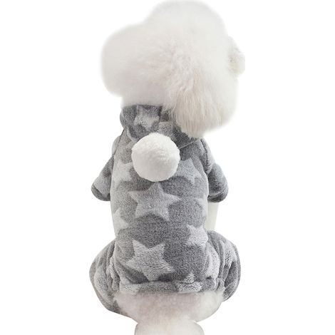 Kapuzenpullover für Vierbeiner, Haustierpullover für drinnen, warme Hundekleidung für Herbst und Winter///