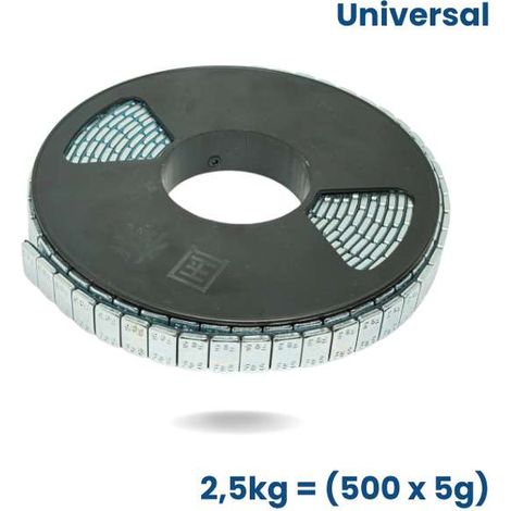 Klebegewichte für Aluminiumfelgen auf einer Rolle 500 x 5 g (2,5 kg) (1/5)
