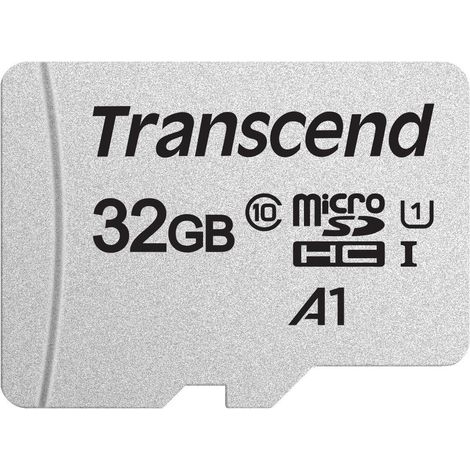 Transcend MicroSDHC 32GB Classe 10 300S NAND - Scheda di Memoria Alta Velocità (1/2)