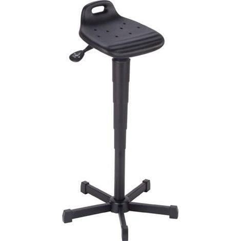 Stehhilfe PU-Schaum Sitz-H.610-880mm STA schwarz Tragegriff MEY (1/2)