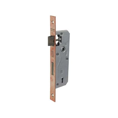 SERRATURA PATENT B.QUADRO BRONZATO 040P BONAITI  I.MM 90 F.MM 22 E.MM 50