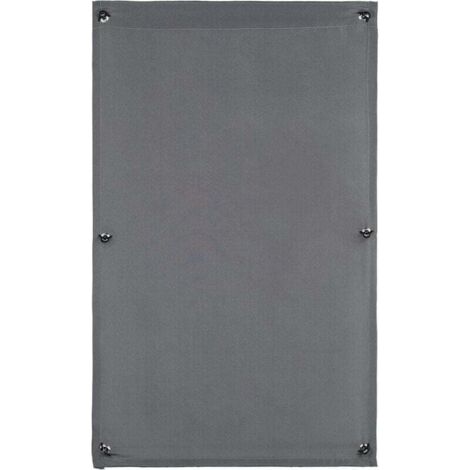Rideau à ventouses, protection solaire et thermique, puits de lumière, 57x100 cm, portable, gris, polyester, 57x100 cm