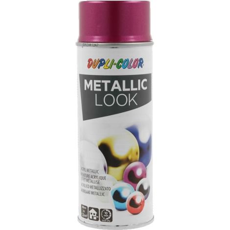 Bombe de peinture - Effet métallisé - Pourpre - Tous supports - Dupli-color - 400ml (1/4)