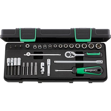 Socket Set 1/4 "30 Pezzi 40/23/7 Dinamometriche