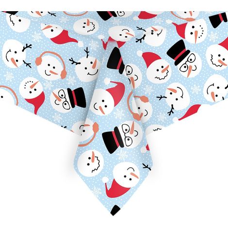 (4) Lot de 2 nappes d'Halloween imperméables rectangulaires décoratives. (1/5)