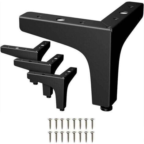 Metal Furniture Legs, Can Load 800Kg, Triangular Table Legs 4 Diy Cabinet Legs, Sofa, Coffee Table, Tv Cabinet And Other Table Legs (6" / 15cm)-Fei Yu (1/4)