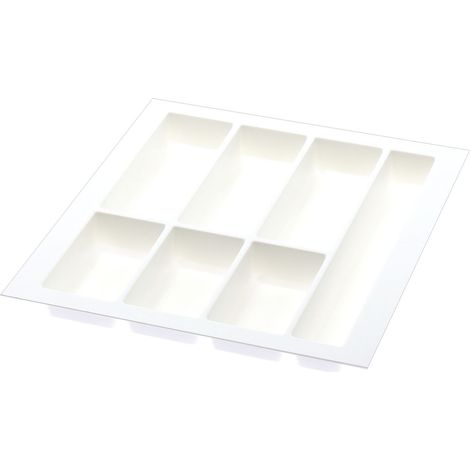 Agoform Besteckeinsatz Classico kürzbar 490x440x50,5mm, Kunststoff weiß