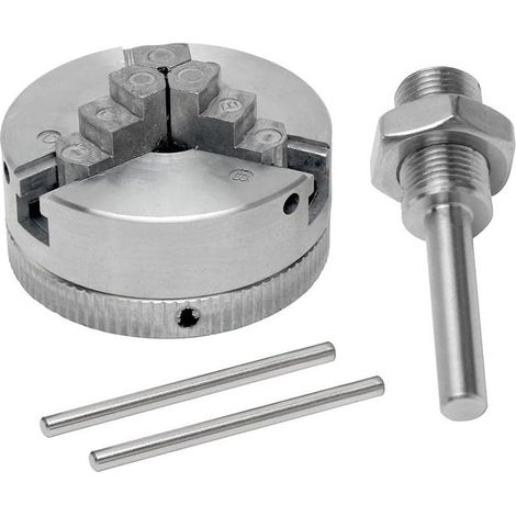 Mini tour, alliage de zinc mini tour mandrin à trois griffes, mandrin manuel outil de puissance de liaison de perceuse électrique pour le travail du bois, petite machine - outil en métal (1/5)