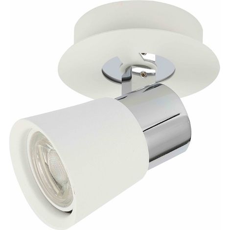 Faretto GU10 IRIS bianco E CROMATO CR 43-135-01-000 (1/3)