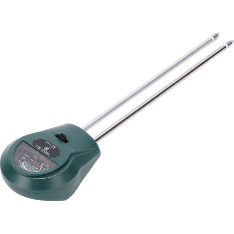 Testeur de terre 3 en 1 sans pile, mesure pH humidité lumière pour jardin gazon plantes en pot intérieur extérieur (1/5)