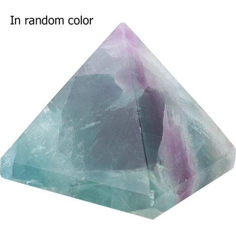 Pyramide de Cristal de Quartz en Lapis-Lazuli Naturel pour Décor et Énergie des Chakras (1/5)