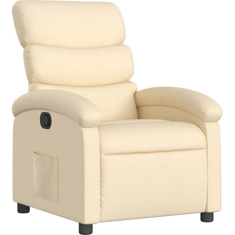 Maison Exclusive - Relaxsessel Creme Stoff