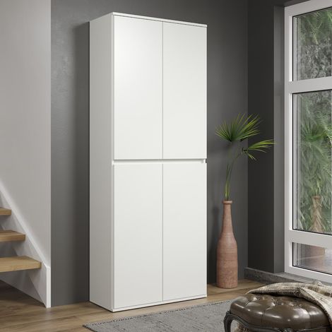 Nevada Kleiderschrank 4 Türen, weiß. (1/5)
