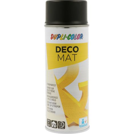 PEINTURE DECO NOIR MAT AEROSOL 400ML DUPLI COLOR