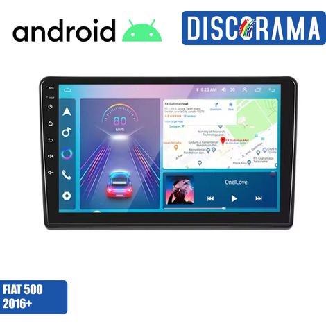 AUTORADIO ANDROID PER FIAT 500 2016+ STEREO AUTO TOUCH 9″ POLLICI NAVIGATORE CARPLAY (1/5)