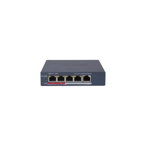Hikvision DS-3E1105P-EIV2 switch di rete Gestito Fast Ethernet (10/100) Supporto Power over Ethernet (PoE) Grigio